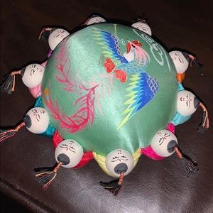 Vintage Chinese pin cushion